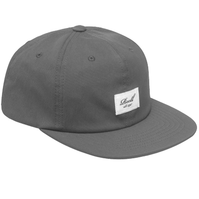 REELL 6Panel Cap FLAT charcoal