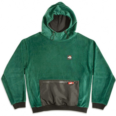 GOODBOIS Fleece Hoody CLOUD FRST green
