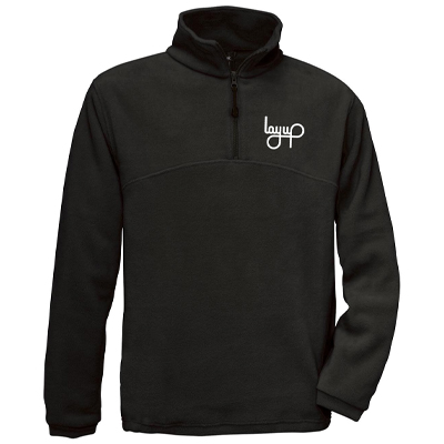 LAYUP Half-Zip Fleece LOGO black