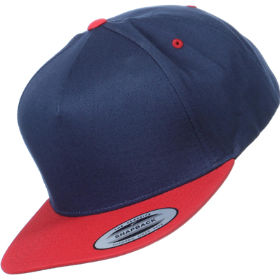 YUPOONG Classic 5 Panel Snapback navy/red