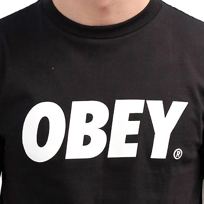 black obey logo