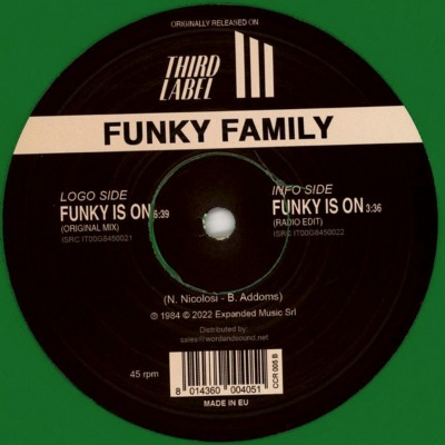 Funky Family - Funky Is On - Vinyl 12\"