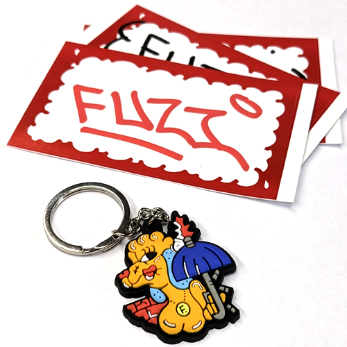 FUZI Key Chain & Stickers Pack