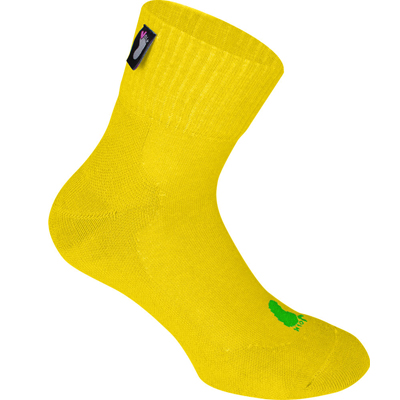 FUSSVOLK Socken HALB sonnengelb