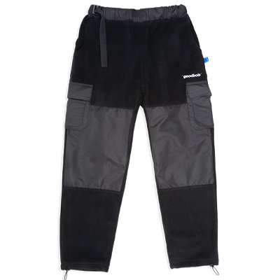 GOODBOIS Fleece Track Pants OFFICIAL CARGO black