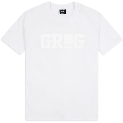 GROG T-Shirt LOGO white/white