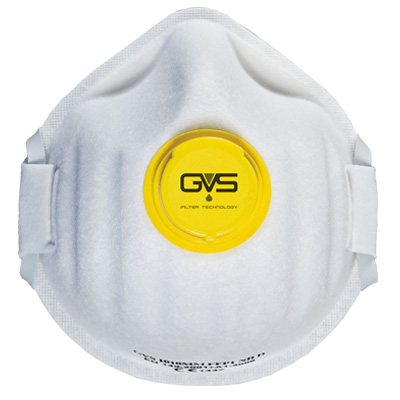 GVS Atemschutzmaske FFP2 NR D white/yellow