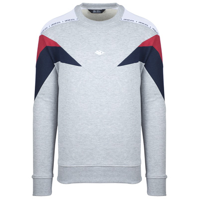 UNFAIR ATHLETICS Sweater HASH PANEL MIXED heather grey