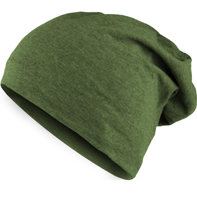 HEATHER JERSEY Summer Beanie lime heather