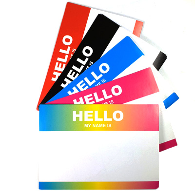 Sticker Pack HELLO MY NAME IS... Small (50 pcs)