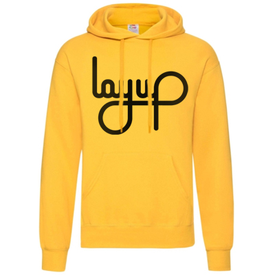 LAYUP Hoody LOGO sunflower yellow/black