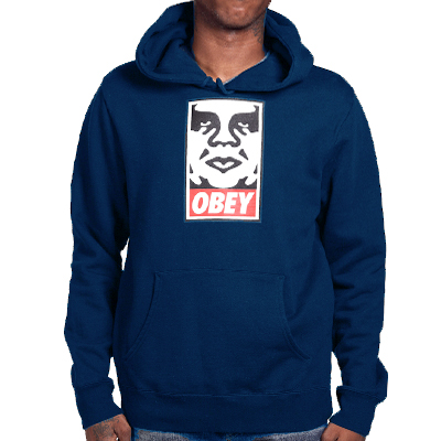 OBEY Hoody OG FACE blue