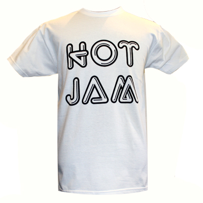 HOT JAM T-Shirt LOGO white