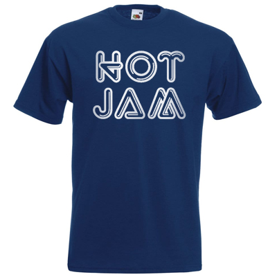 HOT JAM T-Shirt LOGO navy/white