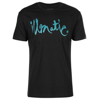 ILLMATIC T-Shirt ILLMAN black/turquoise