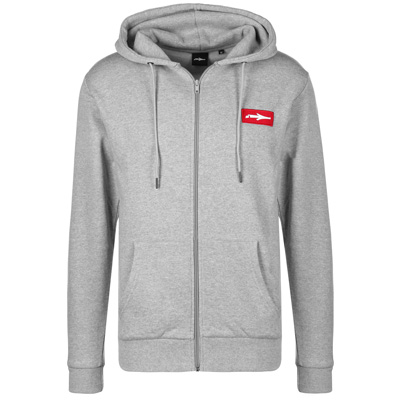 ILLMATIC Hooded Zipper BOXY heather grey/red