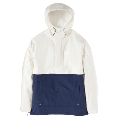 CLEPTOMANICX Winter Jacket CITYHHHOODED creme/navy