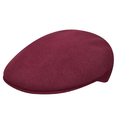 KANGOL Flat Cap WOOL 504 vino red