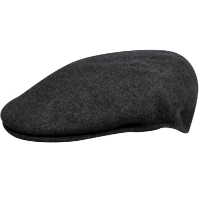 KANGOL Flat Cap WOOL 504 dark flannel