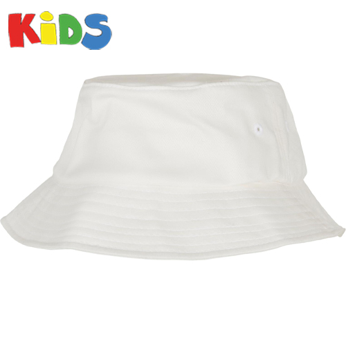 FLEXFIT Bucket Hat uni white - KIDS