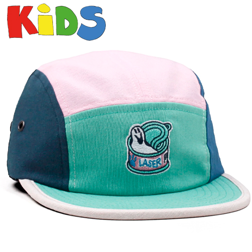 LASER 5Panel Cap SAWE CAT lotus/mint/blue - Kids