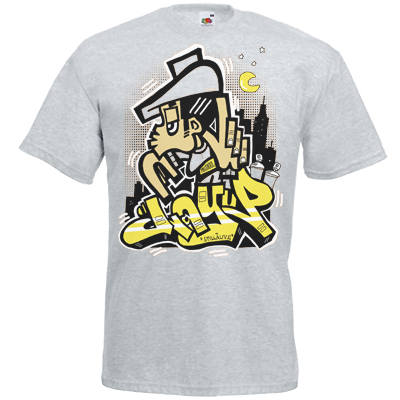 LAYUP X STILLALIVE T-Shirt BBOY heather grey