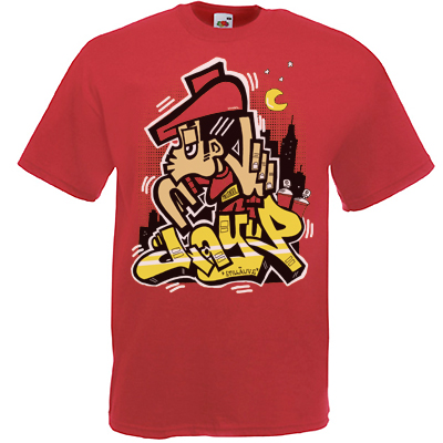 LAYUP X STILLALIVE T-Shirt BBOY red