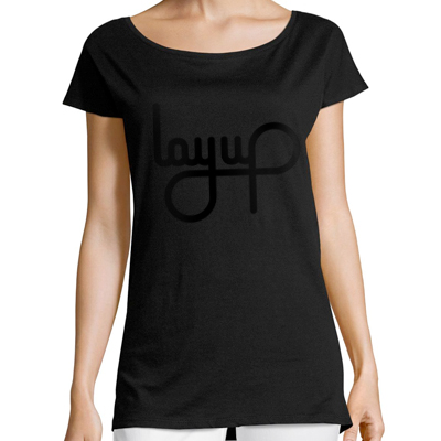 LAYUP Girl Shirt LOGO black/black