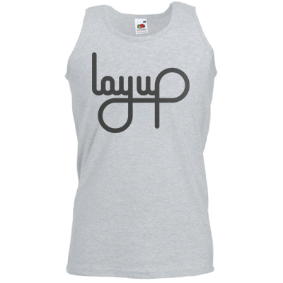 LAYUP Tank Top LOGO heather grey/black