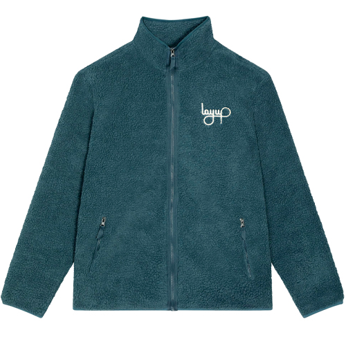 LAYUP Sherpa Fleece Jacket - petrol