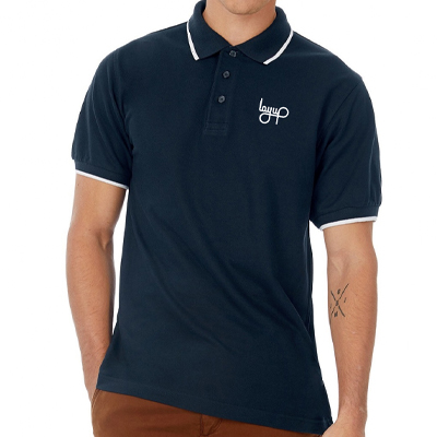 LAYUP Polo Shirt LOGO navy/white