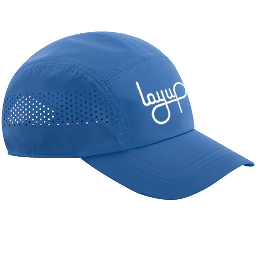LAYUP 5Panel Running Cap Logo - blue/white