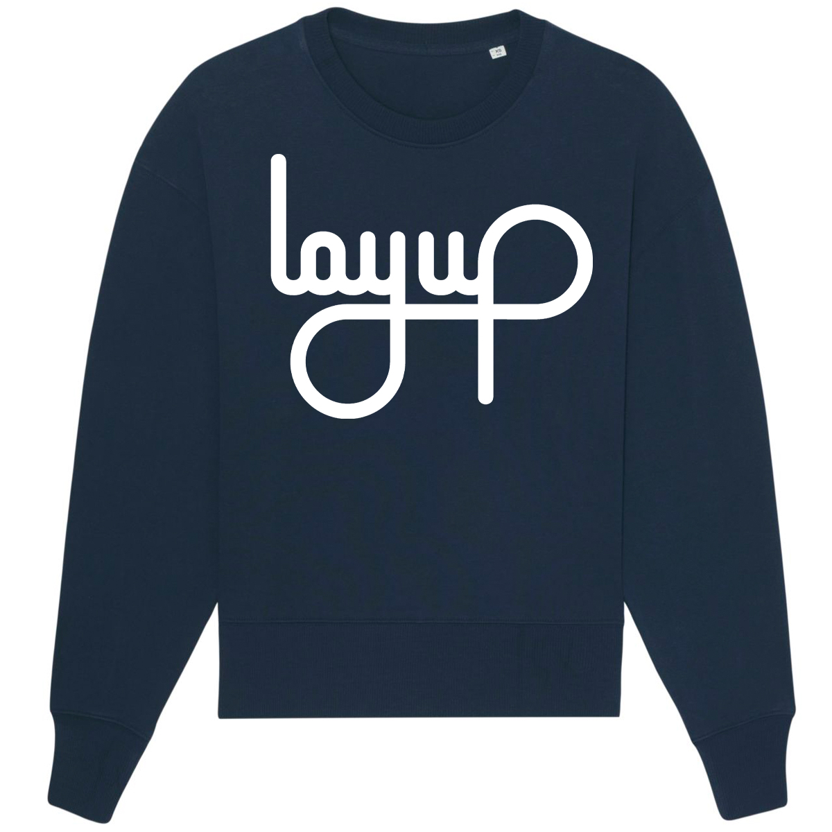 LAYUP Sweater Organic LOGO - dark navy/white