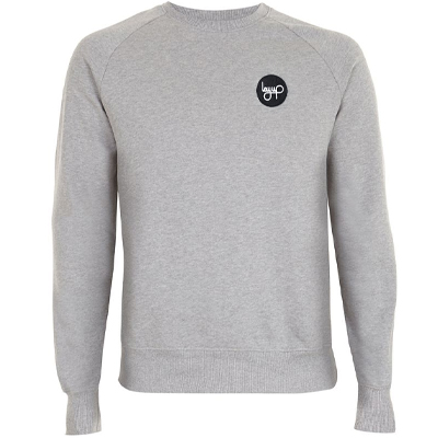 LAYUP Sweater PATCH heather grey