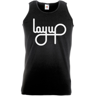 LAYUP Tank Top LOGO black/white