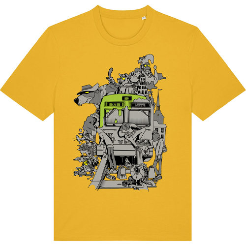 LAYUP X VENTS137 T-Shirt S1 - yellow