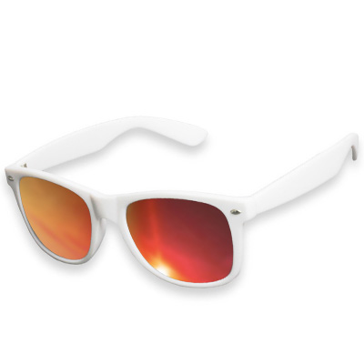 KMA Sonnenbrille LIKOMA white/red