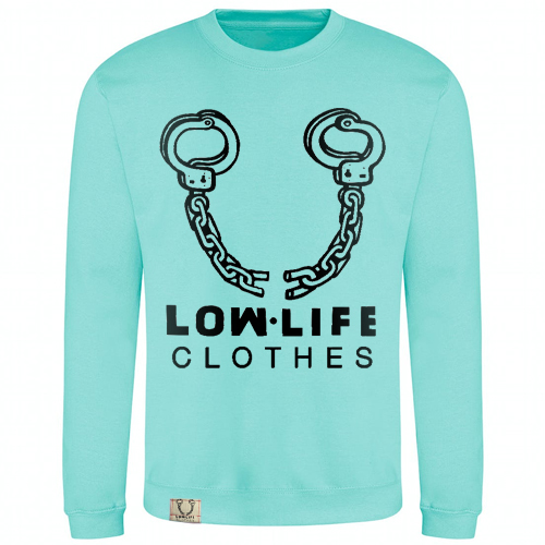 LOW LIFE CLOTHES Sweater LL Classic - ice blue