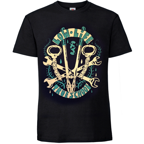 LOW LIFE CLOTHES T-Shirt True School - black
