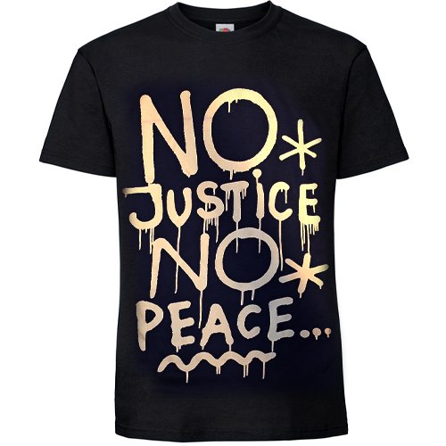 LOW LIFE CLOTHES T-Shirt No Justice No Peace - black