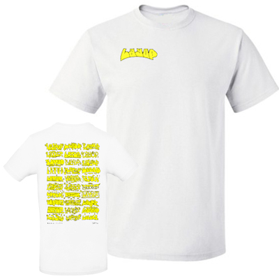 LAYUP T-Shirt LOUANE HIGHLIGHTS white/yellow