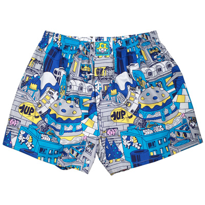 LOUSY LIVIN x 1UP Boxershorts ONE UP white/multi