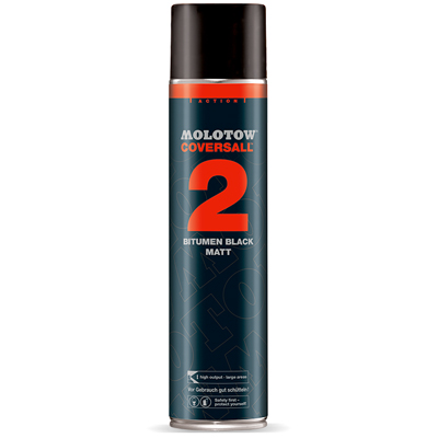 MOLOTOW Teerspray COVERSALL 2 600ml matt