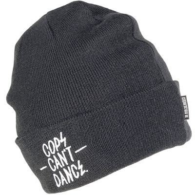 MR. SERIOUS Beanie COPS CANT DANCE black