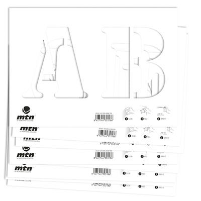 MTN Stencil Pack Alphabet