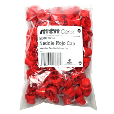 SKINNY CAP NEEDLE CAP red - 100er PACK