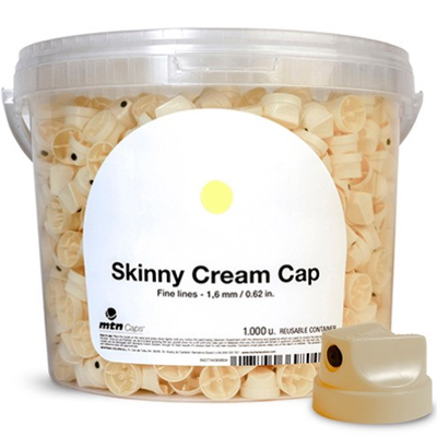 BANANA Ultra Skinny Cap 94 cream-black - 1000er Bucket