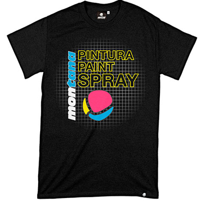 MONTANA COLORS T-Shirt MTN HARDCORE LIMITED black