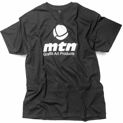 MONTANA COLORS MTN T-Shirt MTN LOGO FRONT black/white