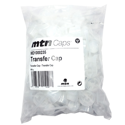 TRANSFER CAP transparent - 100er PACK